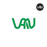 Brief van Monogramm Logo Design vektor