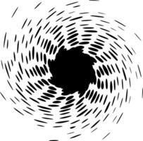 icono Remolino espiral Blanco y negro.eps vektor