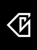 cs Monogramm Logo Vorlage vektor
