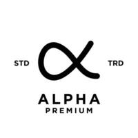 Alpha Brief Logo Symbol Design Illustration vektor