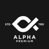 Alpha Brief Logo Symbol Design Illustration vektor