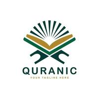 quran logotyp design vektor