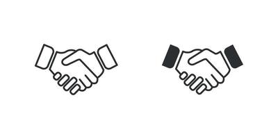 Handshake-Symbol Symbol kostenloser Vektor