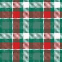 Plaid Muster nahtlos. Gingham Muster traditionell schottisch gewebte Stoff. Holzfäller Hemd Flanell Textil. Muster Fliese Swatch inbegriffen. vektor