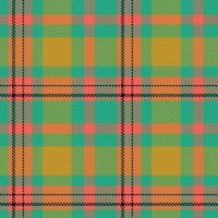 Tartan Muster nahtlos. abstrakt prüfen Plaid Muster zum Schal, Kleid, Rock, andere modern Frühling Herbst Winter Mode Textil- Design. vektor