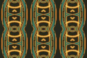 navajo Muster nahtlos Bandana drucken Seide Motiv Stickerei, Ikat Stickerei Vektor Design zum drucken Schal Hijab Muster Kopftuch Ikat Vektor Seide kurti Modell- Mogul Muster