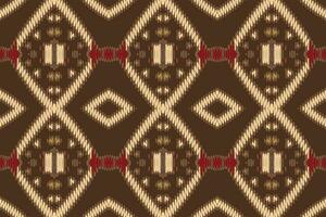 Barock Muster nahtlos australisch Ureinwohner Muster Motiv Stickerei, Ikat Stickerei Vektor Design zum drucken skandinavisch Muster Saree ethnisch Geburt Zigeuner Muster