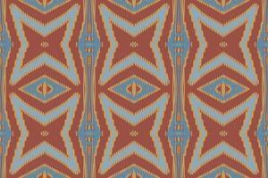 Barock Muster nahtlos Mogul die Architektur Motiv Stickerei, Ikat Stickerei Vektor Design zum drucken Muster Jahrgang Blume Volk navajo Patchwork Muster