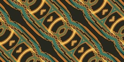 navajo Muster nahtlos Bandana drucken Seide Motiv Stickerei, Ikat Stickerei Vektor Design zum drucken Schal Hijab Muster Kopftuch Ikat Vektor Seide kurti Modell- Mogul Muster