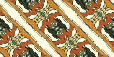 navajo Muster nahtlos Mogul die Architektur Motiv Stickerei, Ikat Stickerei Vektor Design zum drucken skandinavisch Muster Saree ethnisch Geburt Zigeuner Muster