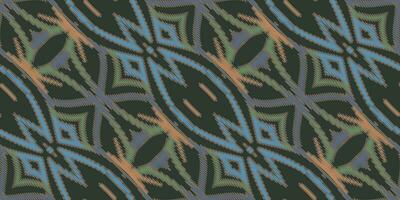 motiv folklore mönster sömlös australier ursprunglig mönster motiv broderi, ikat broderi vektor design för skriva ut ändlös arabesk trasa dupatta sjal bandana skriva ut silke kurta män