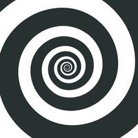 hypnotisk spiral. hypnotisk virvla runt cirkulär, illustration cirkel effekt vektor