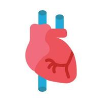 Kardiologie Vektor eben Symbol zum persönlich und kommerziell verwenden.