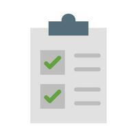 checklista vektor platt ikon för personlig och kommersiell använda sig av.