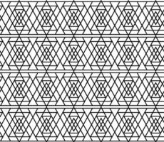 Vektor nahtlos Muster im das bilden von ein schwarz Gitter auf ein Weiß Hintergrund