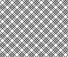 Vektor nahtlos geometrisch Muster im das bilden von ein schwarz Gitter auf ein Weiß Hintergrund