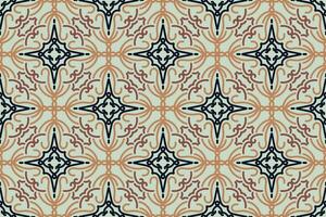 dekorativ sömlös mönster ornament i traditionell arabiska, marockanska, turkiska stil. årgång abstrakt blommig bakgrund textur. modern minimal etiketter. premie design begrepp vektor