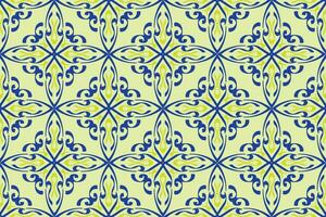 dekorativ sömlös mönster ornament i traditionell arabiska, marockanska, turkiska stil. årgång abstrakt blommig bakgrund textur. modern minimal etiketter. premie design vektor