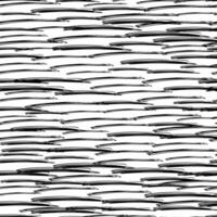sömlös mönster med svart penna penseldrag i abstrakt former på vit bakgrund. vektor illustration