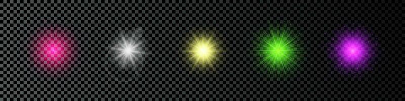 Licht bewirken von Linse Fackel vektor