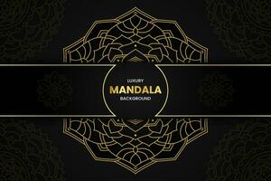 Neu Luxus Mandala Hintergrund Vorlage .mandala Kunst Design Vorlage vektor