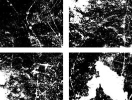 schmutzig Grunge Texturen Vektor