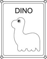 Vektor Zeichnung Bild Dinosaurus