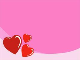 Valentinstag Herz Hintergrund zum Dekoration vektor
