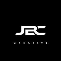 jbc brev första logotyp design mall vektor illustration