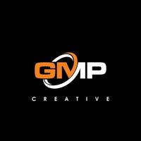 gmp Brief Initiale Logo Design Vorlage Vektor Illustration