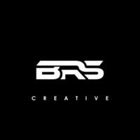 Brs Brief Initiale Logo Design Vorlage Vektor Illustration