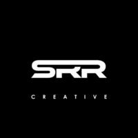 srr Brief Initiale Logo Design Vorlage Vektor Illustration