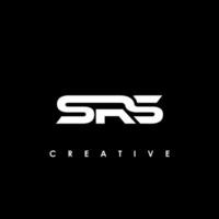 srs Brief Initiale Logo Design Vorlage Vektor Illustration