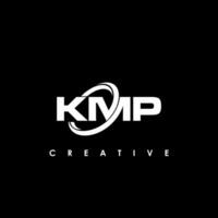 kmp Brief Initiale Logo Design Vorlage Vektor Illustration