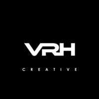 vrh brev första logotyp design mall vektor illustration