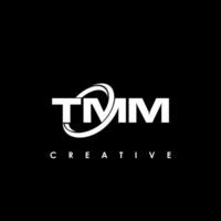 tmm Brief Initiale Logo Design Vorlage Vektor Illustration