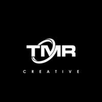 tmr Brief Initiale Logo Design Vorlage Vektor Illustration