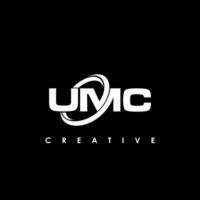 umc Brief Initiale Logo Design Vorlage Vektor Illustration