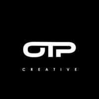 otp Brief Initiale Logo Design Vorlage Vektor Illustration