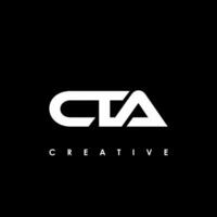 cta Brief Initiale Logo Design Vorlage Vektor Illustration