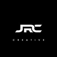 jrc brev första logotyp design mall vektor illustration
