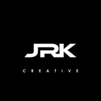 jrk Brief Initiale Logo Design Vorlage Vektor Illustration
