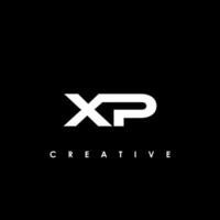 xp Brief Initiale Logo Design Vorlage Vektor Illustration