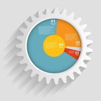 Infografik-Geschäftsschablonen-Vektorillustration vektor