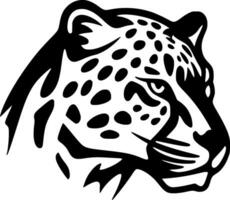 leopard - minimalistisk och platt logotyp - vektor illustration