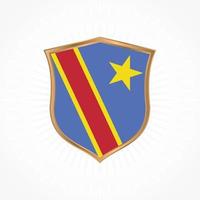 republik kongo flagge vektor design
