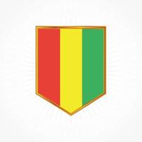 guinea flag vector design