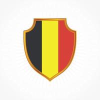 belgien flagga vektor design