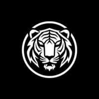 Tiger, minimalistisch und einfach Silhouette - - Vektor Illustration