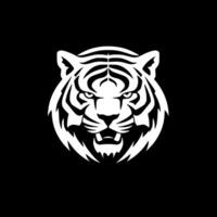 Tiger - - minimalistisch und eben Logo - - Vektor Illustration